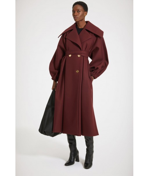 Oversized statement coat in wool-blend felt prix