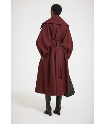 Oversized statement coat in wool-blend felt prix